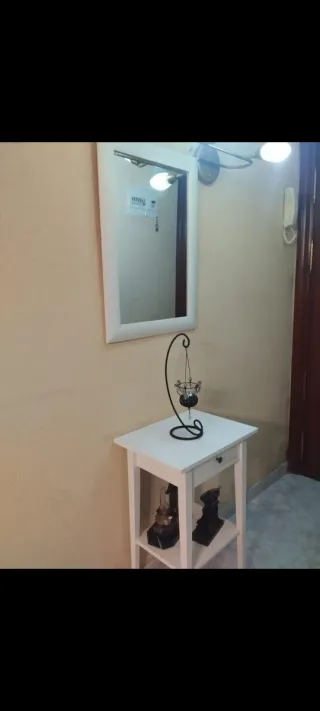 Recibidor  más espejo Ikea HEMNES Blanca 1 Cajón