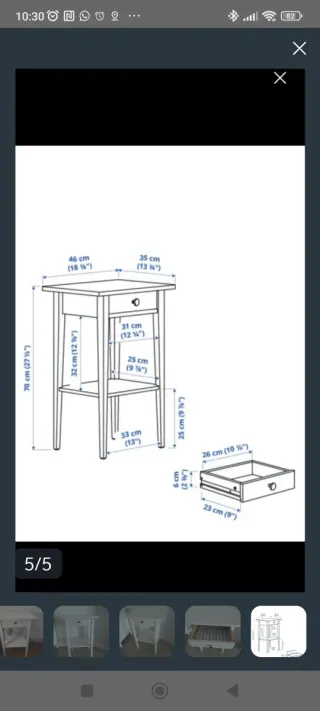 Recibidor o mesita HEMNES