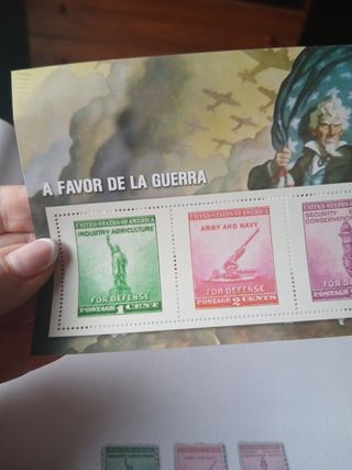70 Aniversario II Guerra Mundial Sellos y Billetes