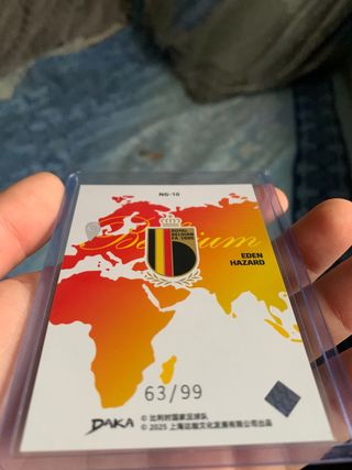 Carta Eden Hazard Bélgica Daka 63/99
