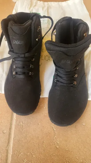 Botas Sagua Hombre Talla 41 Negras