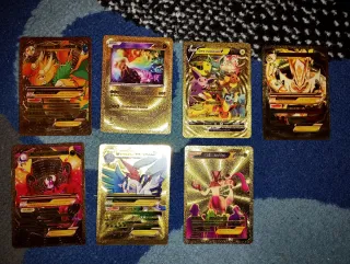 Cartas Pokémon Doradas Colección