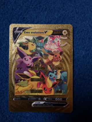 Cartas Pokémon Doradas Colección