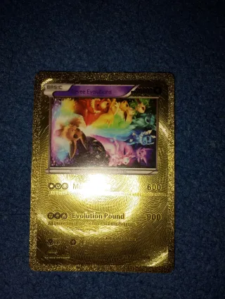 Cartas Pokémon Doradas Colección