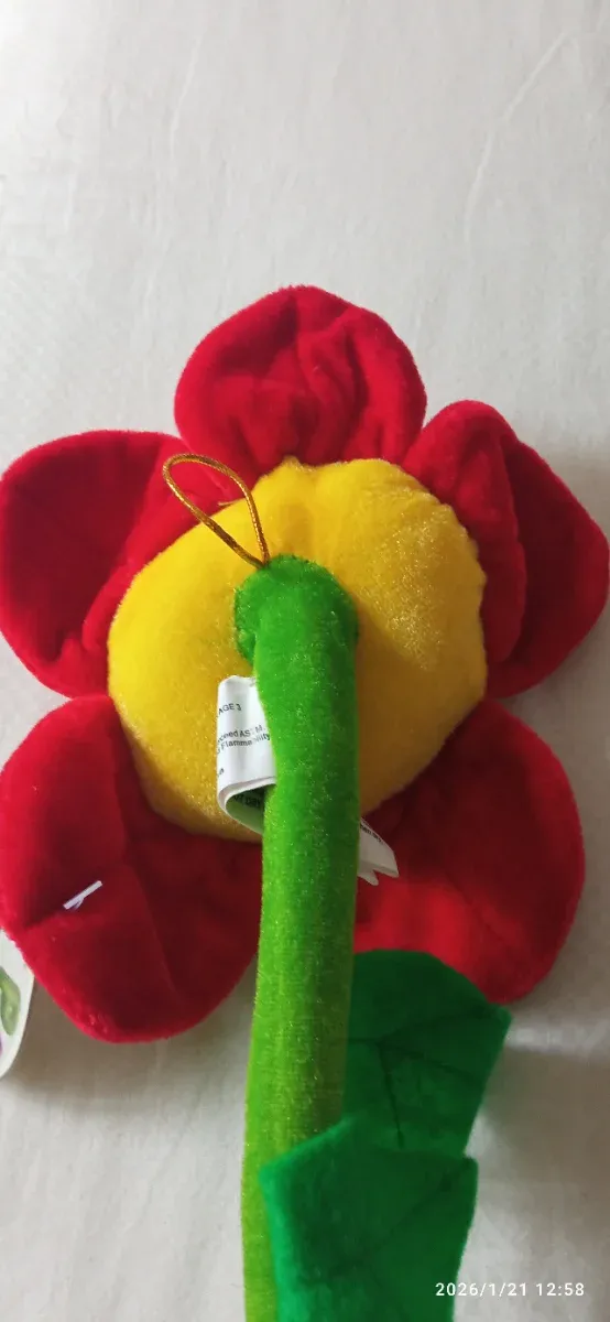 3 Flores de Terciopelo Decorativas Niños