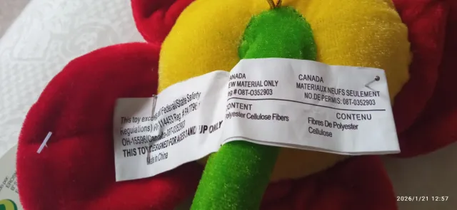 3 Flores de Terciopelo Decorativas Niños