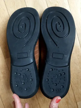 Botines de piel marrones Talla 41