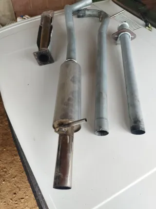 Tubo Escape Renault 19 16v Completo fase 2 coupé