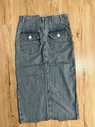 Falda vaquera larga talla 38