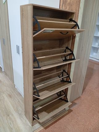 Zapateros 2, 3 y 4 cajones madera y metal