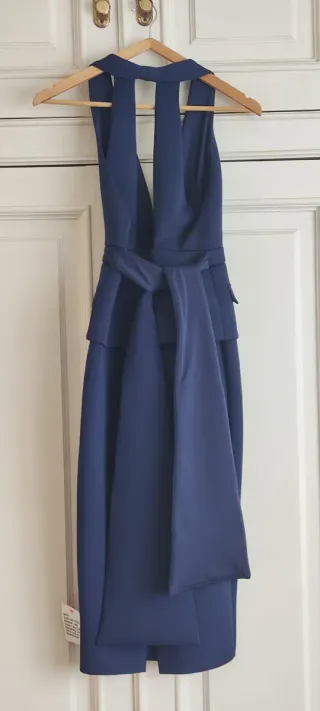 Vestido azul par ocasiones especiales, ceremonia