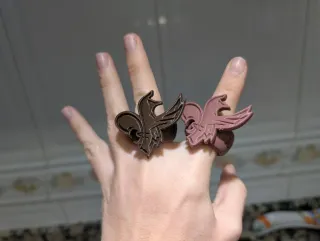 5 pasapañoletas marrón