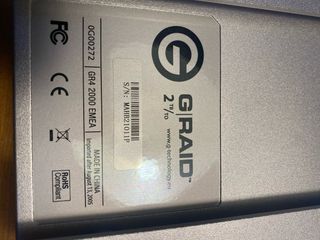 Disco Duro G-Raid 2TB eSATA/USB/FW