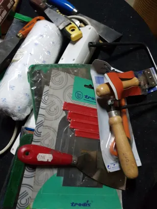 Lote herramientas pintor