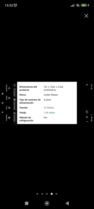 Ventilador alto caudal para PC