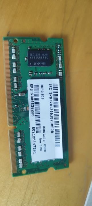 Samsung DDR3 SO-DIMM 2GB