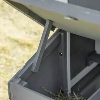 Jaula Gallinero 2 Corrales Alambre Techo