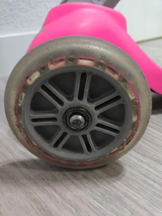 Patín Ryder 3 Ruedas Rosa LED