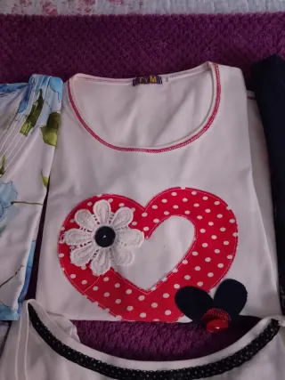 Lote 6 Camisetas Mujer Tallas Varias