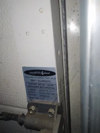 Puerta Seccional Garaje Marrón 300x212.5cm + motor