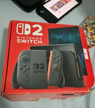 Nintendo Switch Seminuevo en Caja+4juegos+cargador