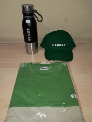 Lote Fendt: Botella, Camiseta y Gorra