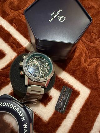 Orologio Martyn Line Cronografo Argento in Offerta