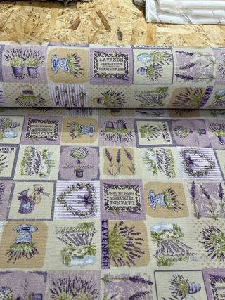 Scampolo di cotone con stampa 150x280