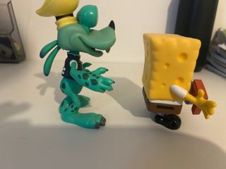 Figuras coleccionables Spongebob y Frog