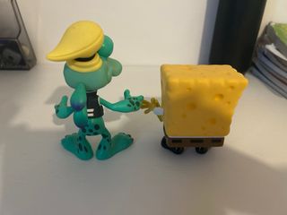 Figuras coleccionables Spongebob y Frog