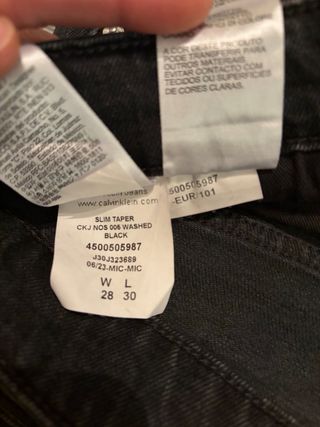 Calvin Klein Jeans neri elasticizzati
