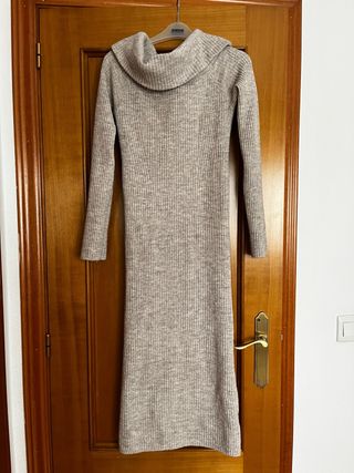 Vestido de punto Kiabi gris