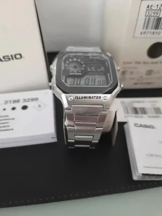Orologio Casio Argento WR100M