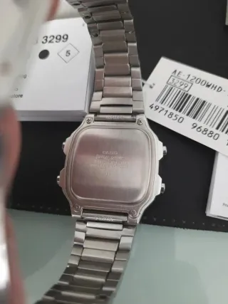 Orologio Casio Argento WR100M