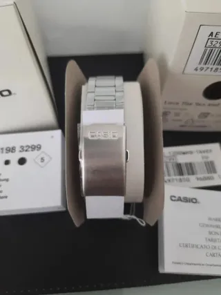 Orologio Casio Argento WR100M