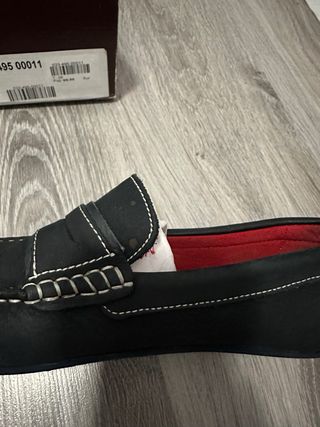 Zapatos Emilio Tucci Talla 39-40 Negro/Rojo