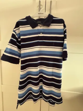 Polo Ralph Lauren Rayas Azul Blanco