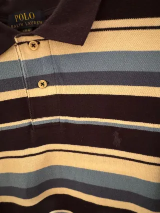 Polo Ralph Lauren Rayas Azul Blanco