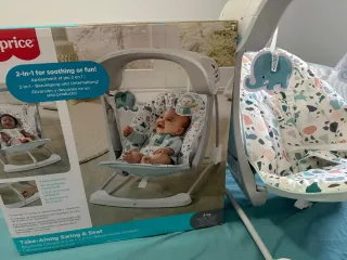 Columpio y Asiento Fisher-Price 2 en 1