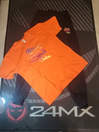 Conjunto Fox Naranja y Negro