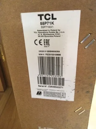 TCL 55 QLED TV Google TV