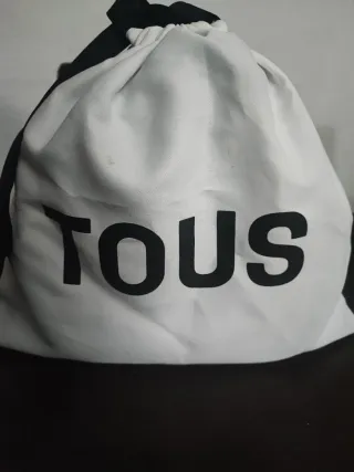 Bolso bandolera Tous negro y blanco