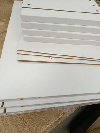 VASAGLE Mesita de Noche Estrecha