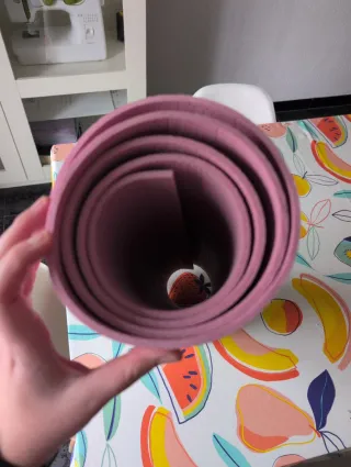 Esterilla de yoga rosa