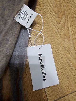 Bufanda Acne Studios cuadros mohair