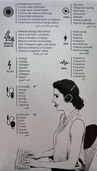 Cojín/almohada de masaje
