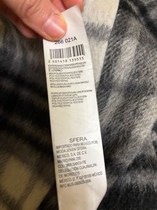 Abrigo Sfera talla S