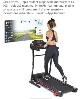 Tapis Roulant Pieghevole Motorizzato CT-703