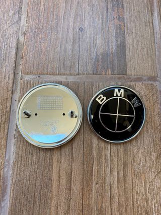 PACK 7 EMBLEMAS BMW NEGROS - nuevos