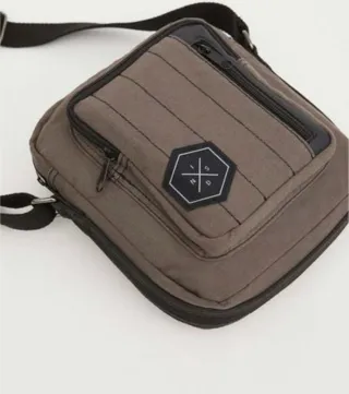 Borsa a tracolla Springfield da uomo con etichetta